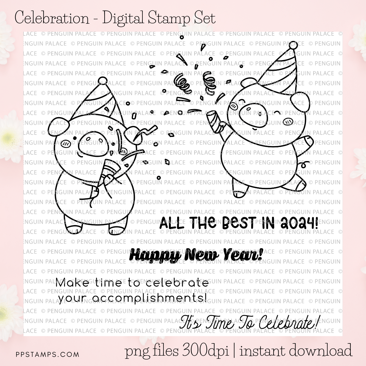 Celebration - Digital Stamp