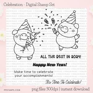 Celebration - Digital Stamp
