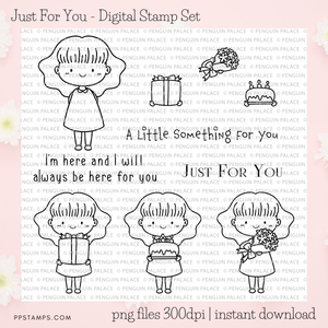 Just For You - Digital Stamp