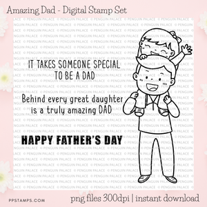 Amazing Dad - Digital Stamp