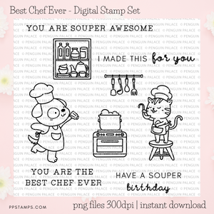 Best Chef Ever - Digital Stamp