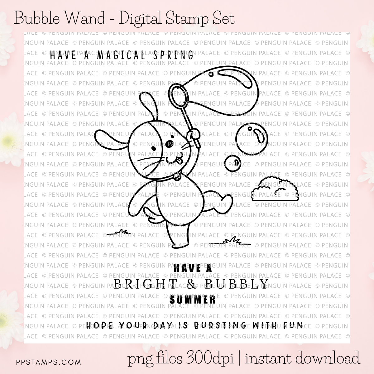 Bubble Wand - Digital Stamp