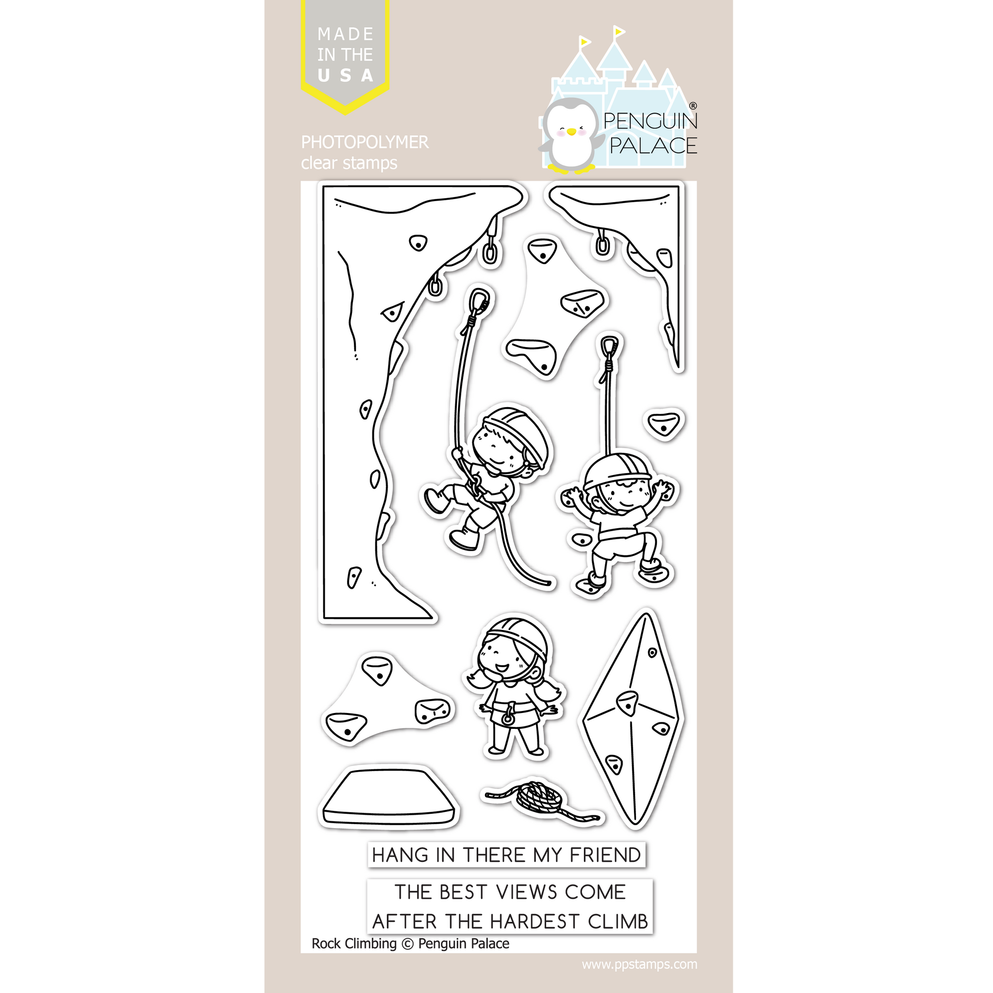 Rock Climbing - Clear Stamps