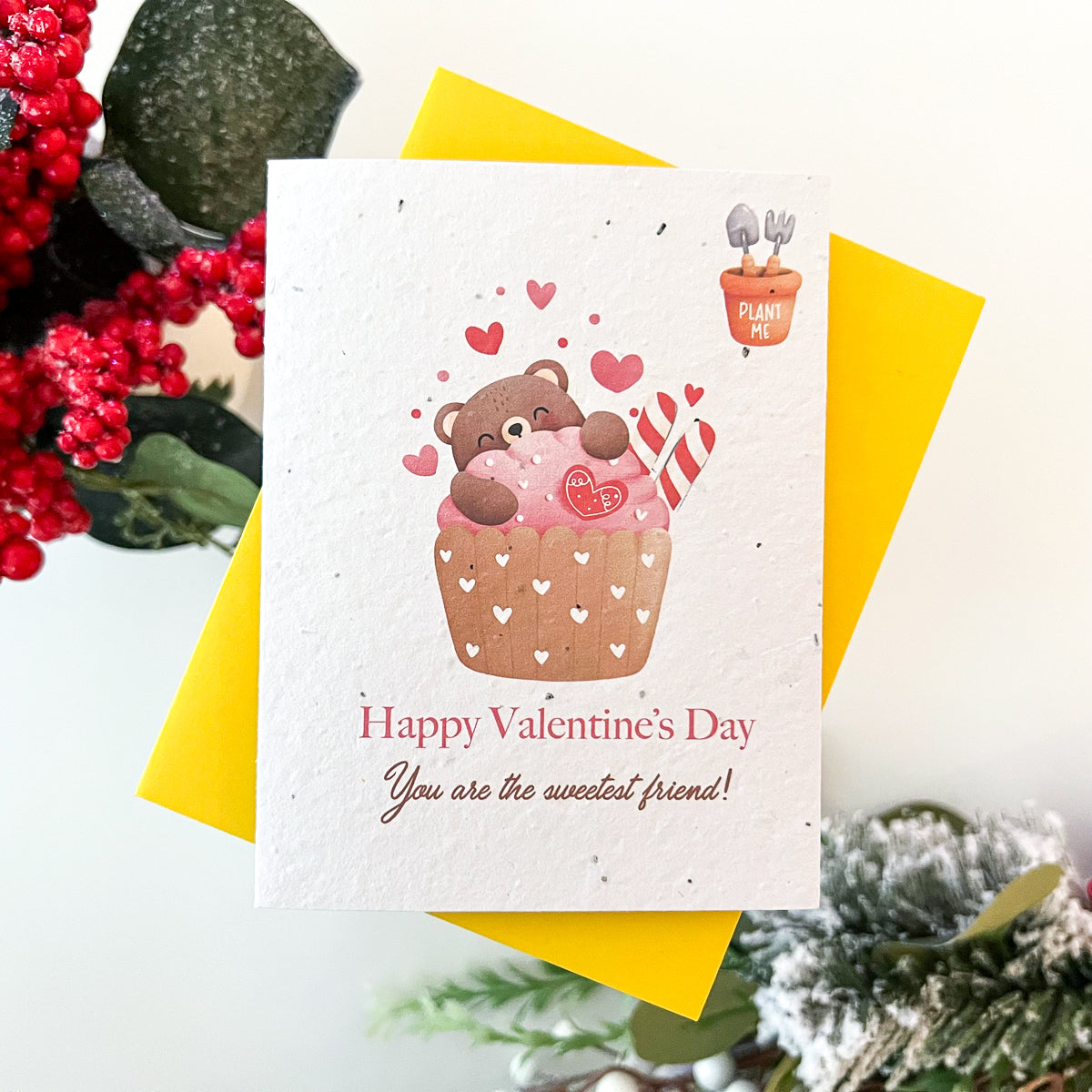 Fishing You a Happy Valentine's Day Plantable Seed Recycled Paper