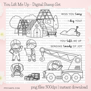 You Lift Me Up - Digital Stamp