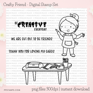 Crafty Friend - Digital Stamp