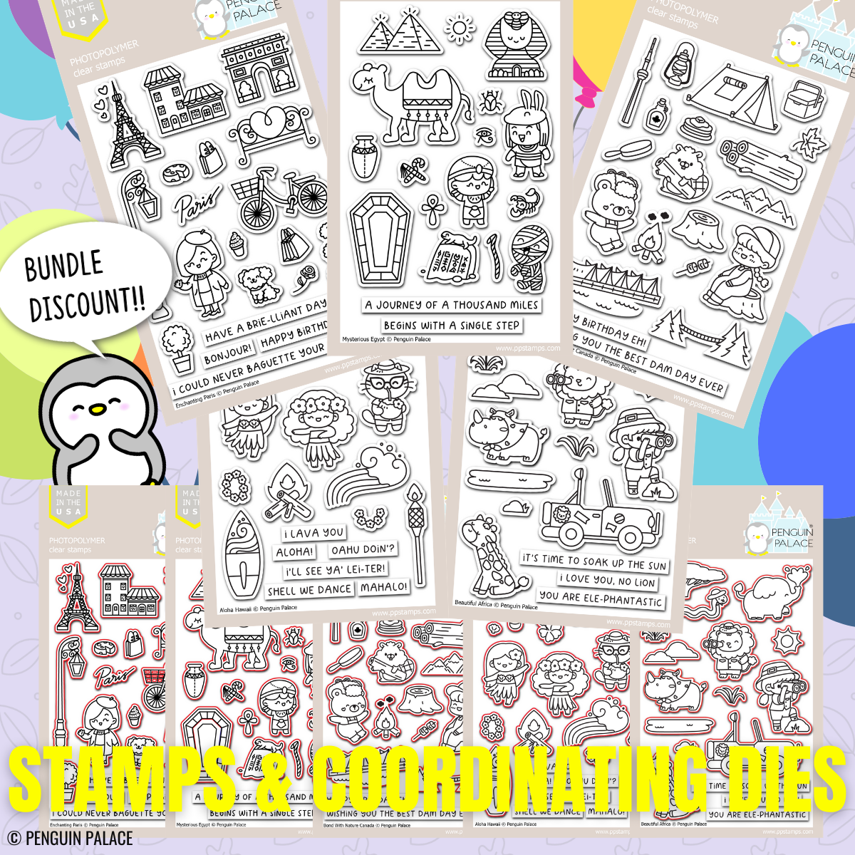 Spring 2021 New Release Stamps and Coordinating Dies Bundle