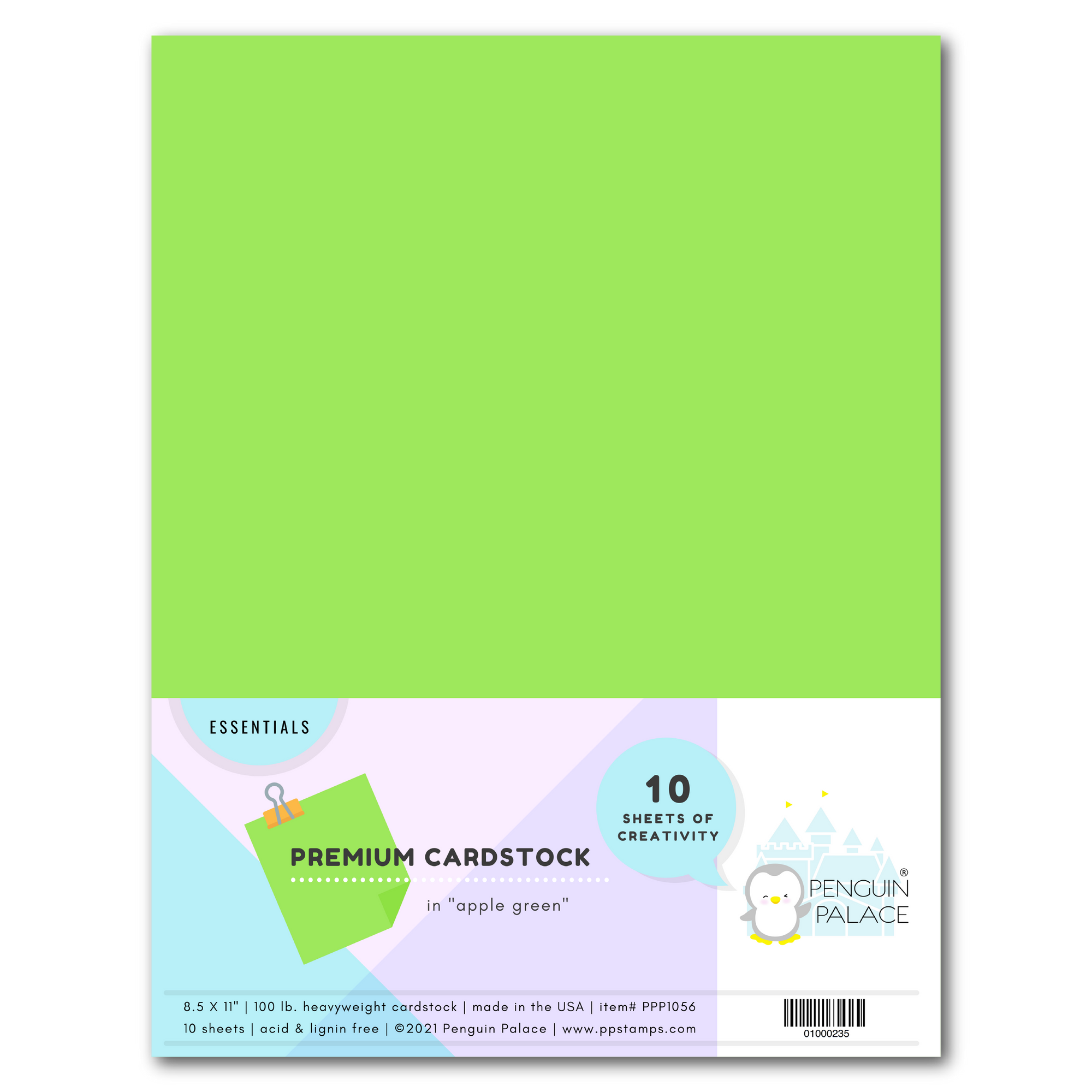Apple Green - Heavyweight Premium Cardstock