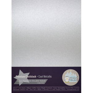Cool Metallic - Heavyweight Premium Cardstock (Double-Sided)