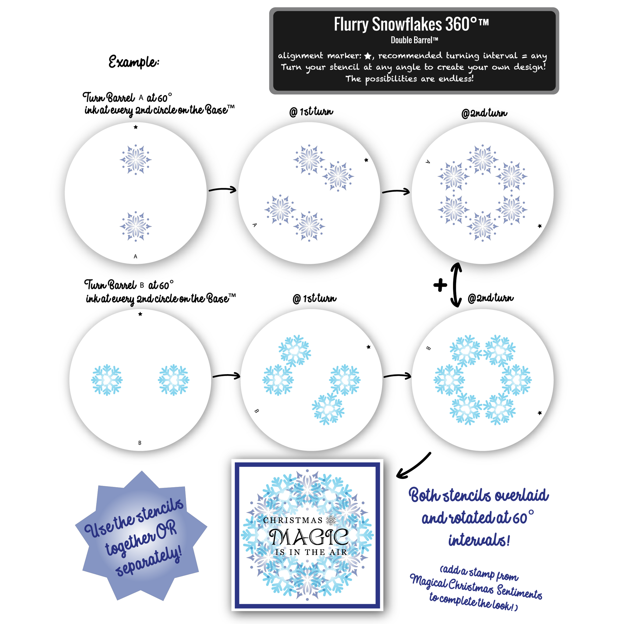 Snowflake Premium Stencil