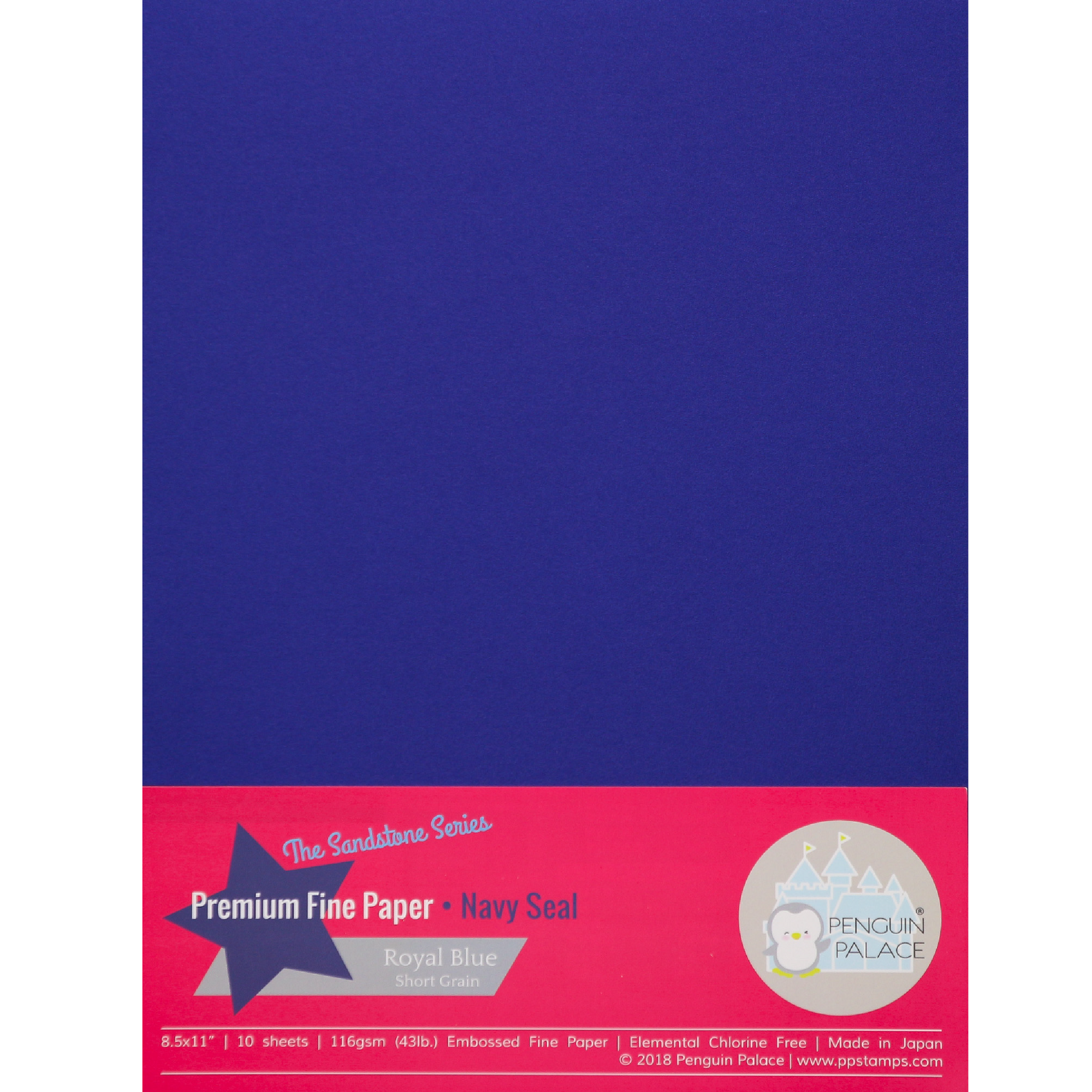The Sandstone Series - Navy Seal - Premium Fine Paper