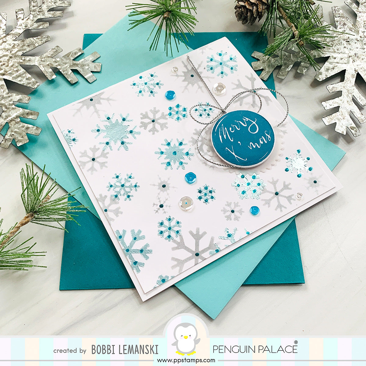 Crystal Snowflakes - Penguin Perfect Patterns